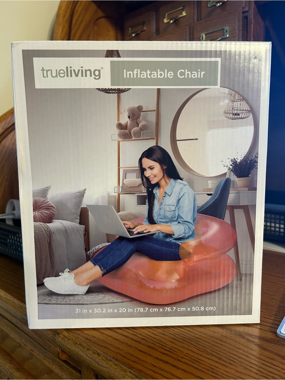 trueliving Inflatable Chair - pink